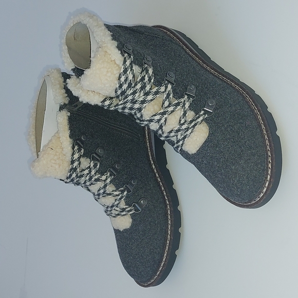 Madden NYC Hiker Wedge Boots - Picture 2 of 12